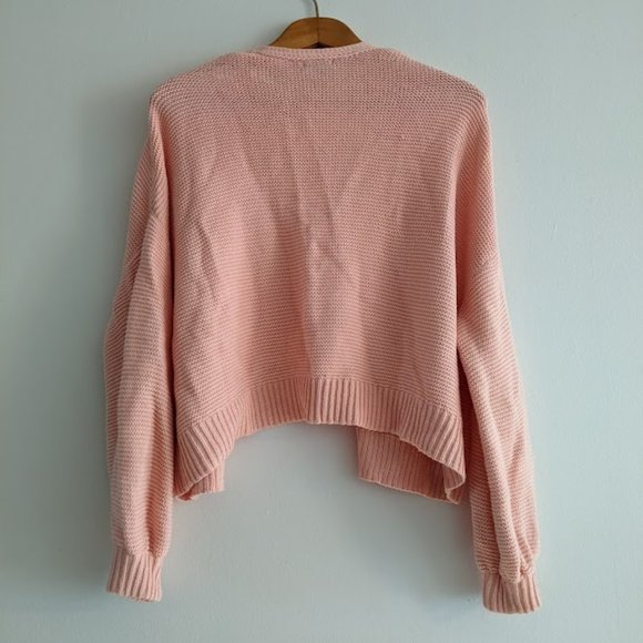 Wild Fable Peach Knit Batwing Cardigan Size XXL - Picture 6 of 9